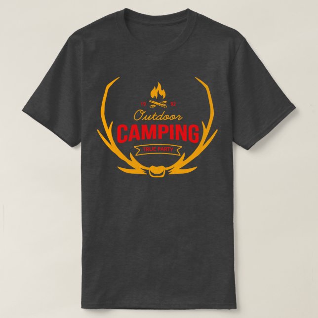 out r camping T-Shirt (Design Front)