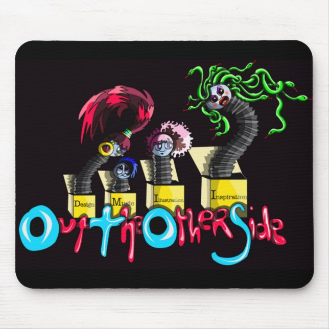 Out the Other Side  (Jack in a Box) Mouse Pad (Front)