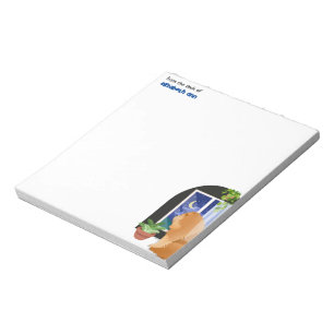 OUT THERE SOMEWHERE Chow customise note pad
