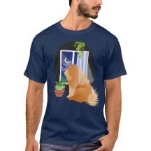  OUT THERE SOMEWHERE  Chow vivid printing shirts 