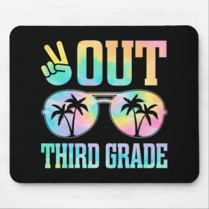 Out Third Grade Last Day Of School Graduation Gift Mouse Pad