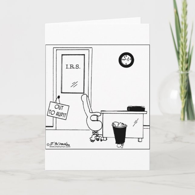 Out to Audit Card (Front)