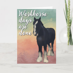 Out to Pasture Retirement Card