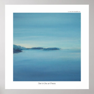 Out to Sea at Fowey Poster