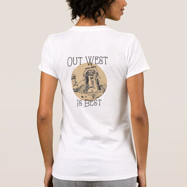 Out West Is Best, T-Shirt (Back)