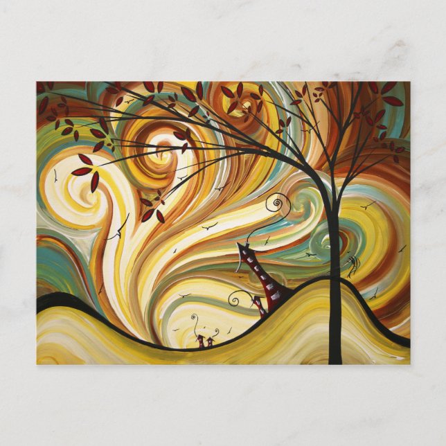 Out West Original Art MADART Postcard Design (Front)