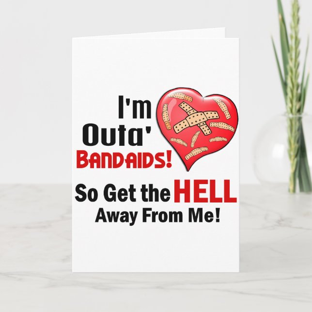 Outa' BandAids Holiday Card (Front)