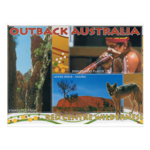 Outback Australia Postcard