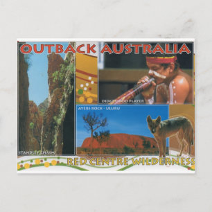 Outback Australia Postcard Scenic Australian