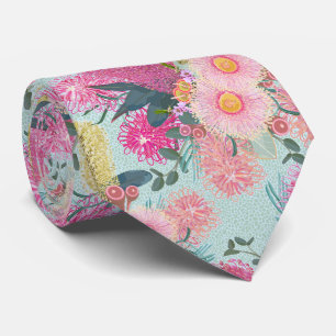 Outback Banksia And Grevillea Eucalyptus  Tie