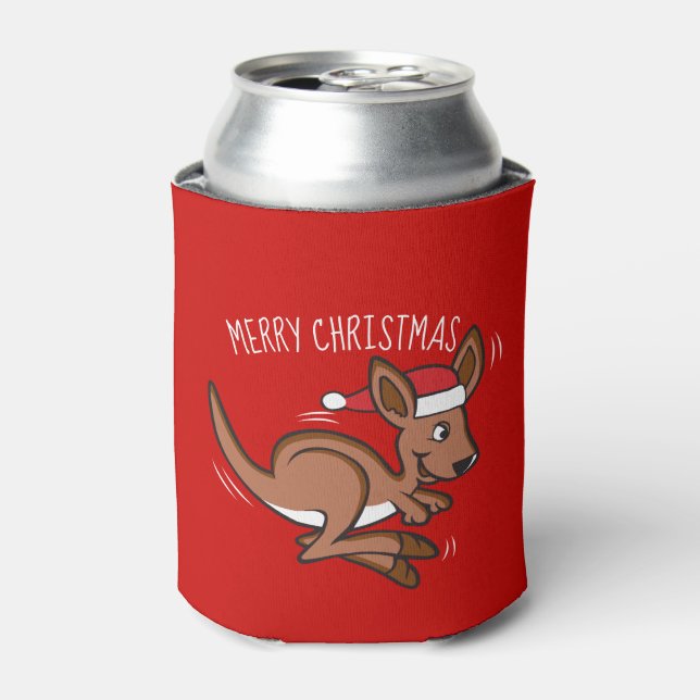 Outback Christmas Can Cooler (Can Front)