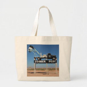Outback Coober Pedy Customised Souvenir Large Tote Bag