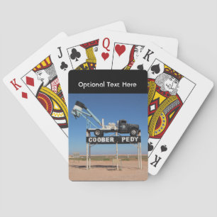 Outback Coober Pedy Customised Souvenir Playing Cards