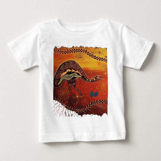 Outback Emu Baby T-Shirt (Front)