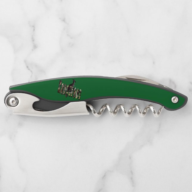 Outback Hoppers: Australian Kangaroo And Name, Corkscrew (Front)