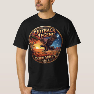 Outback Legend Eagle Desert Spirit Emblem T-Shirt