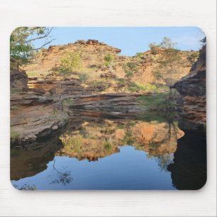 Outback Rock Pool Mouse Pad