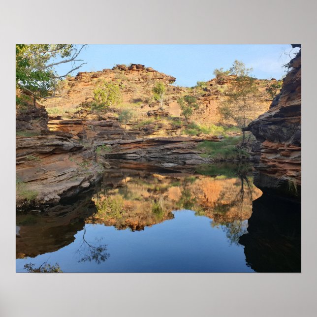 Outback Rock Pool Poster (Front)