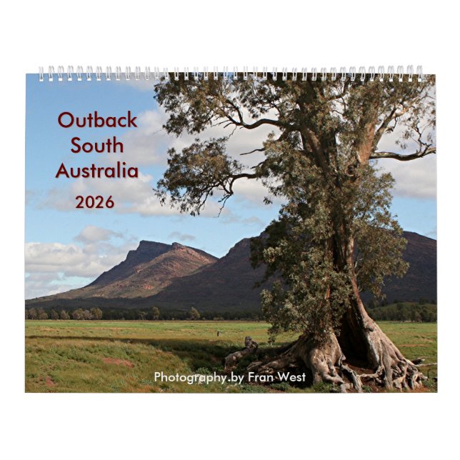 Outback South Australia 2026 Calendar (Cover)
