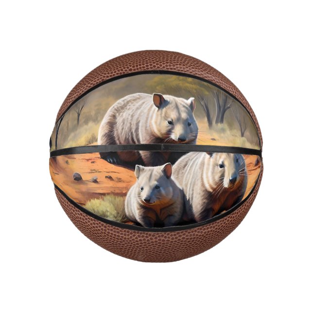 Outback Trio: Wombat Wanderers, Mini Basketball (Front)