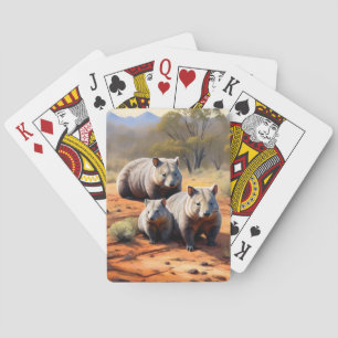 Outback Trio: Wombat Wanderers, Playing Cards