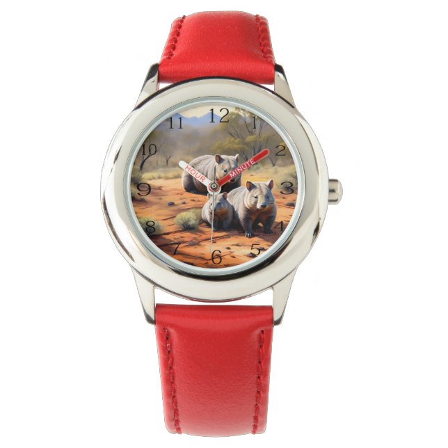 Outback Trio: Wombat Wanderers, Watch (Front)