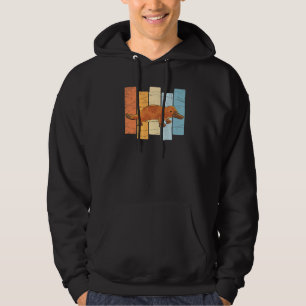 Outback Zoo Animal Cute Platypus Retro Australia Hoodie