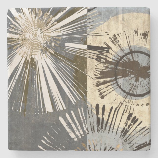 Outburst Tiles I Stone Coaster (Front)