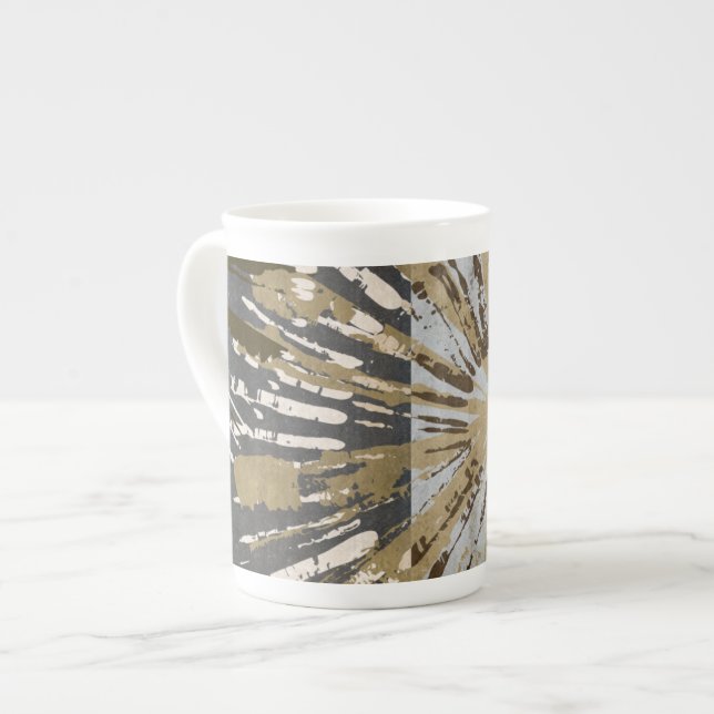 Outburst Tiles III Bone China Mug (Front Left)