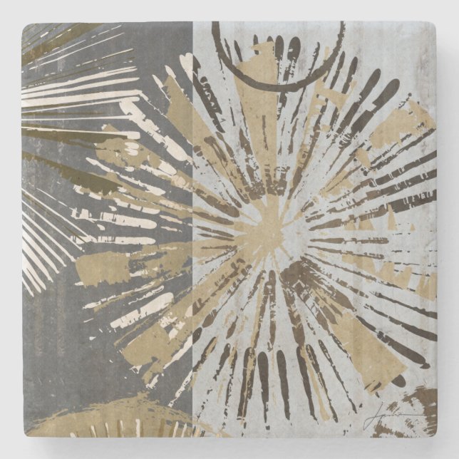 Outburst Tiles III Stone Coaster (Front)