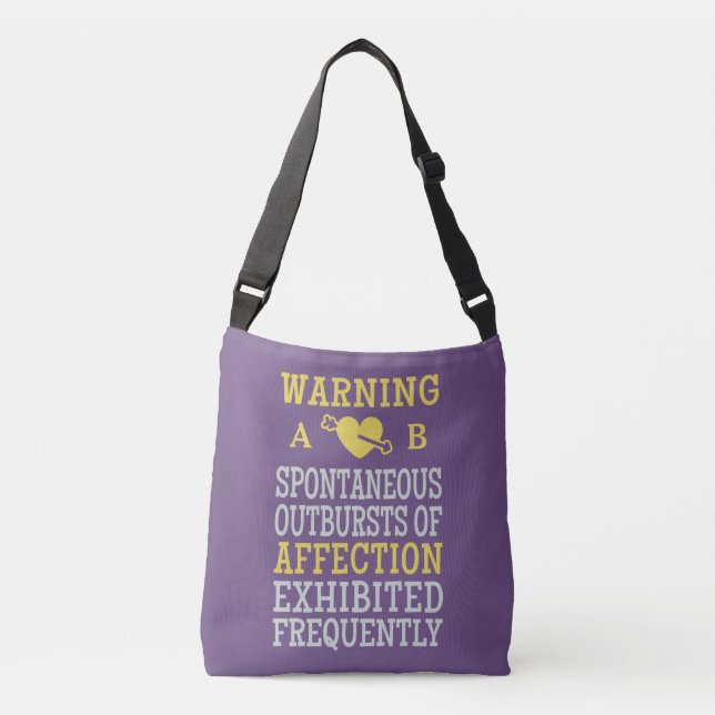 Outbursts of Affection custom monogram bags (Front)
