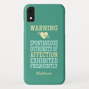 Outbursts of Affection custom name phone cases