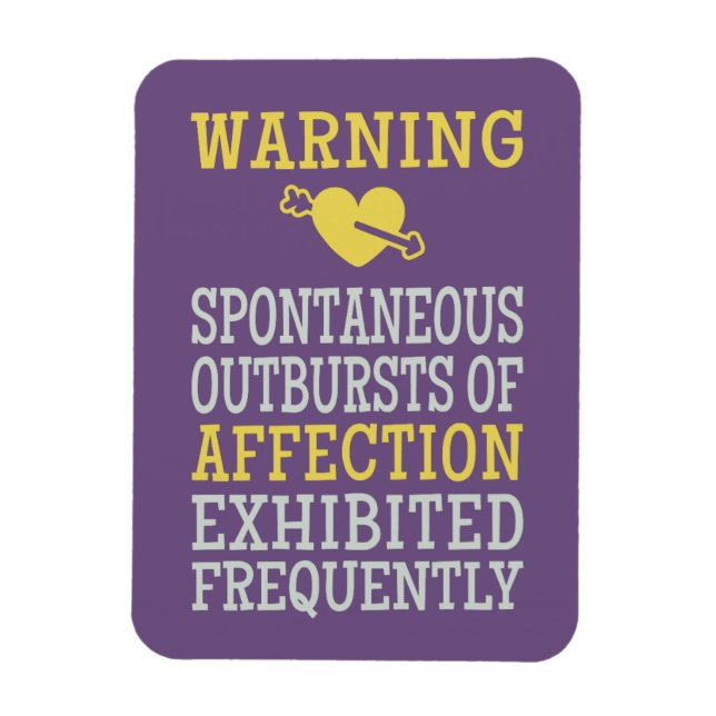 Outbursts of Affection magnet (Vertical)