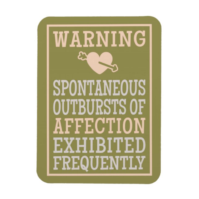Outbursts of Affection magnet (Vertical)