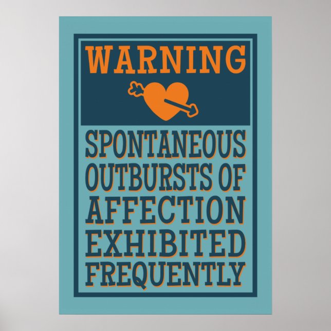 Outbursts of Affection poster (Front)