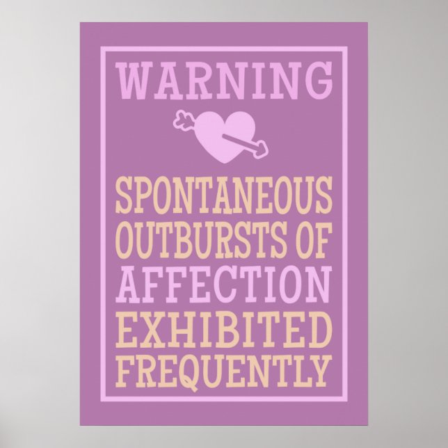Outbursts of Affection poster (Front)