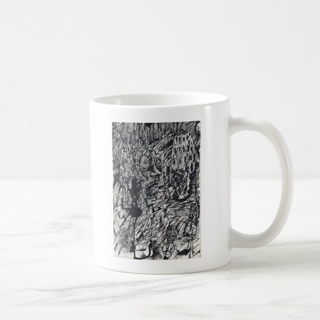Outcast from Felicity. ink drawing Coffee Mug (Right)
