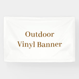 Outdoor 2.5' x 4' banner