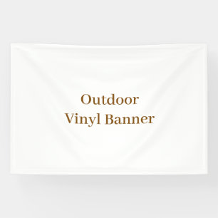 Outdoor 4' x 6' Vinyl Banner