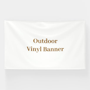Outdoor 6' x 10' Vinyl Banner