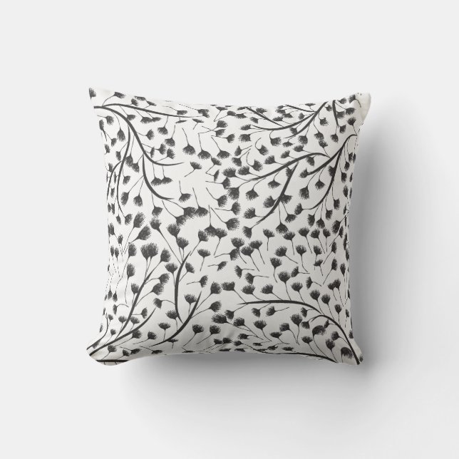 Outdoor Accent Pillow-Botanical    Outdoor Pillow (Front)