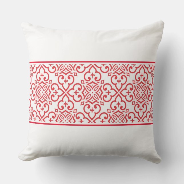 Outdoor Accent Pillow-Moroccan Print Cushion (Front)