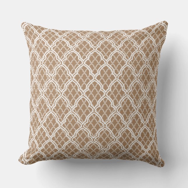 Outdoor Accent Pillow-Moroccan Print    Cushion (Front)
