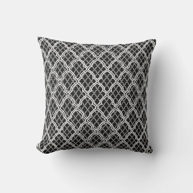 Outdoor Accent Pillow-Moroccan Print  Outdoor Pill Cushion (Front)