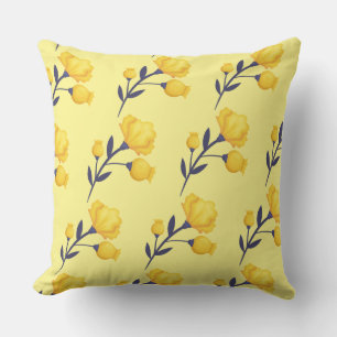 Outdoor Accent Pillow-Tulips Throw Pillow