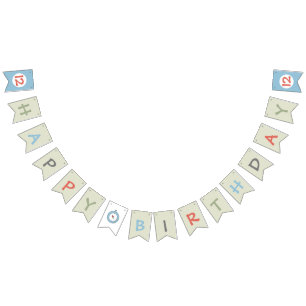 Outdoor Adventure Camping Hiking Kid's Party Bunting