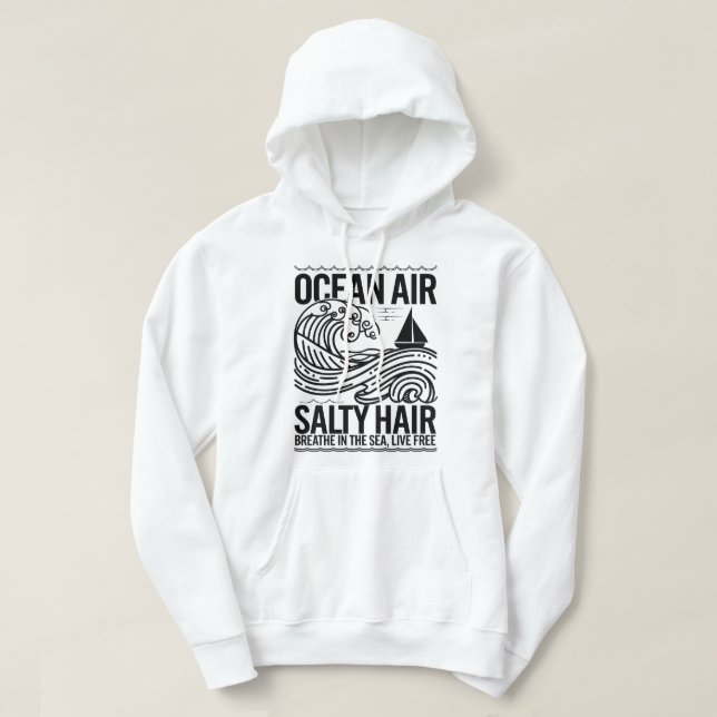 Outdoor Adventure Camping Therapy Art Hoodie (Design Front)