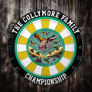 Outdoor Adventure Ducks Artwork Dartboard