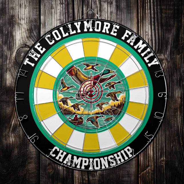 Outdoor Adventure Ducks Artwork Dartboard (Creator Uploaded)