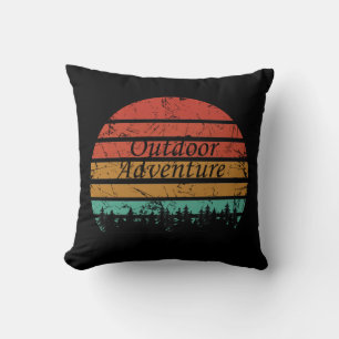 Outdoor adventure hiking lover cushion